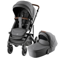 Детская коляска 2в1 Britax Roemer SMILE 5Z, Коллекция Стиль | Серый минерал Детская коляска 2в1 Britax Roemer SMILE 5Z, Коллекция Стиль | Серый минерал