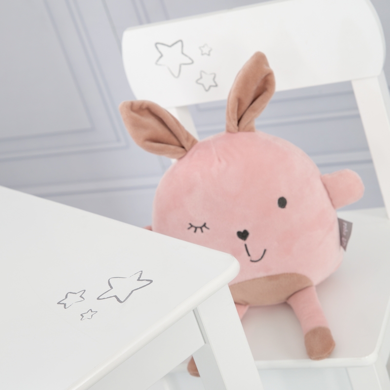 Комплект детской мебели Little Stars: стол + 2 стульчика, белый_DIS. Фото №3 Комплект детской мебели Little Stars: стол + 2 стульчика, белый_DIS. Фото №3