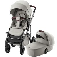 Детская коляска 2в1 Britax Roemer SMILE 5Z LUX Серый лен Детская коляска 2в1 Britax Roemer SMILE 5Z LUX Серый лен