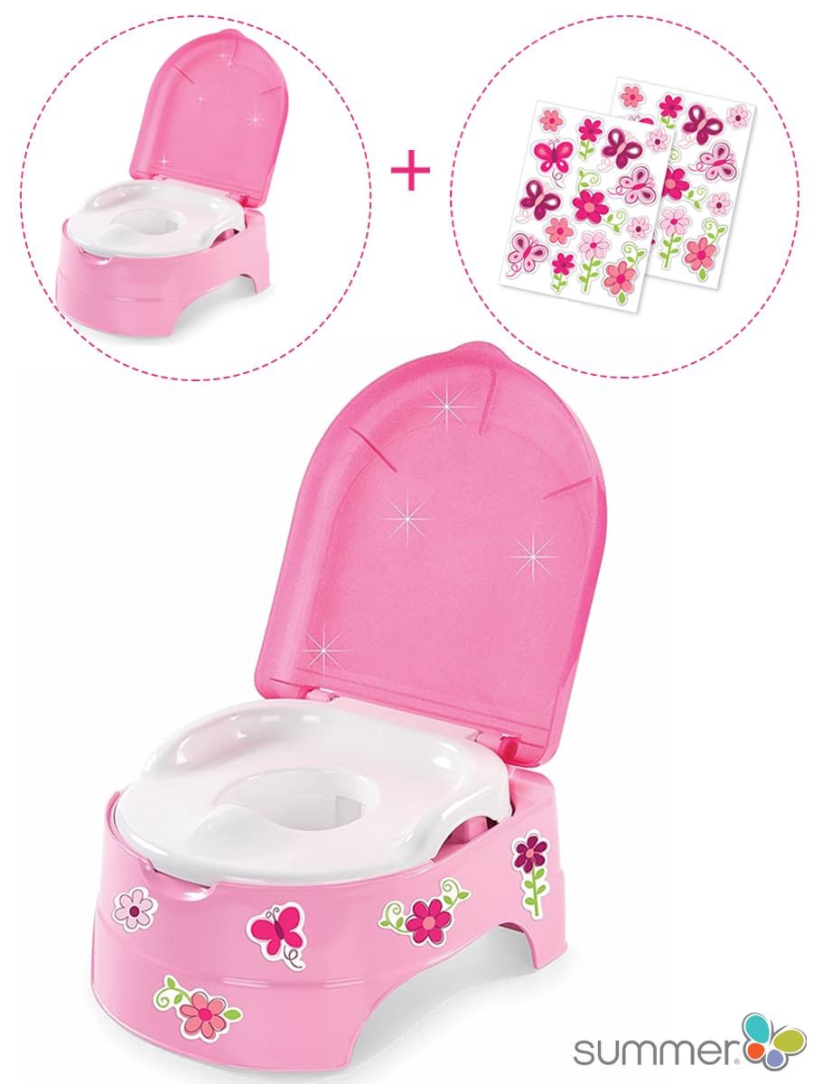 Горшок-подножка (2 в 1) My Fun Potty, розовый. Фото №2 Горшок-подножка (2 в 1) My Fun Potty, розовый. Фото №2