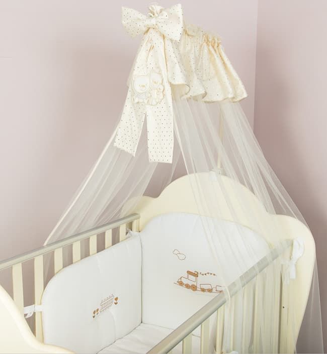 Балдахин тюлевый для изголовья Italbaby Happy Family. Фото №1