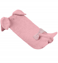 Лежачок для купания Unique Baby Bath Плюшевый щенок, розовый, 42x25x15см Лежачок для купания Unique Baby Bath Плюшевый щенок, розовый, 42x25x15см