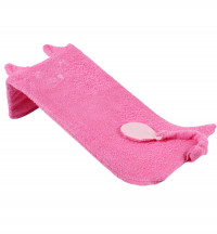 Лежачок для купания Unique Baby Bath Плюшевый котенок, розовый, 42x25x15см Лежачок для купания Unique Baby Bath Плюшевый котенок, розовый, 42x25x15см