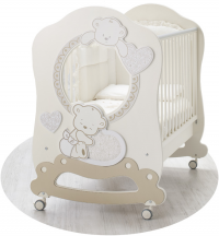 Детская кровать Italbaby Love Oblo, крем (new) Детская кровать Italbaby Love Oblo, крем (new)
