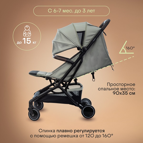 Детская прогулочная коляска KIDZI Kimi. Фото №2 Детская прогулочная коляска KIDZI Kimi. Фото №2