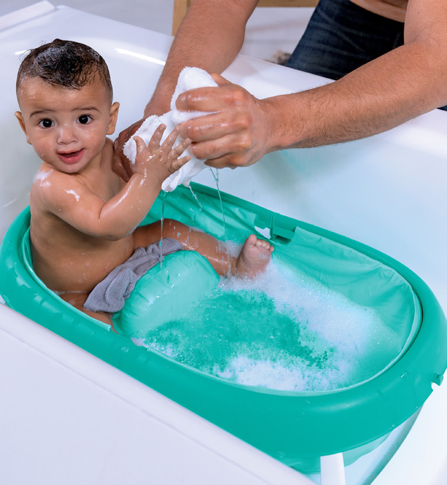Детская ванна складная Fold Away Bath, бирюзовый. Фото №2 Детская ванна складная Fold Away Bath, бирюзовый. Фото №2