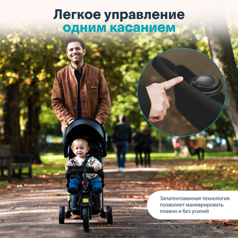 Трехколесный складной велосипед SmarTrike STR7 Urban, Black . Фото №11 Трехколесный складной велосипед SmarTrike STR7 Urban, Black . Фото №11
