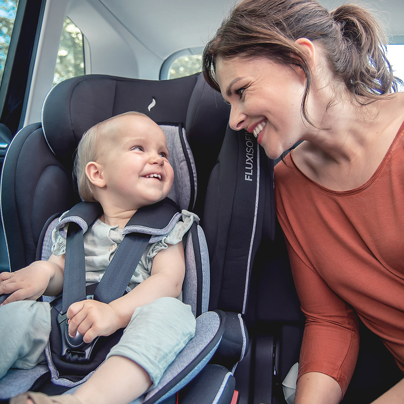 Детское автокресло FLUX ISOFIX Grey Melange. Фото №8 Детское автокресло FLUX ISOFIX Grey Melange. Фото №8