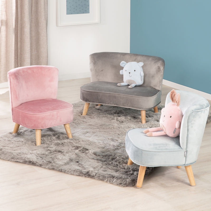 Детский велюровый диван Lil Sofa. Фото №4 Детский велюровый диван Lil Sofa. Фото №4