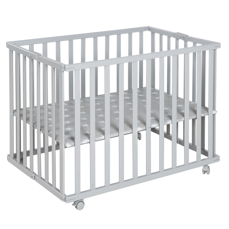 Детский складной манеж 74 х 100 Foldable playpen, серый_DIS. Фото №1 Детский складной манеж 74 х 100 Foldable playpen, серый_DIS. Фото №1