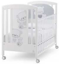 Детская кровать Italbaby Baby Jolie, белый/серый Детская кровать Italbaby Baby Jolie, белый/серый