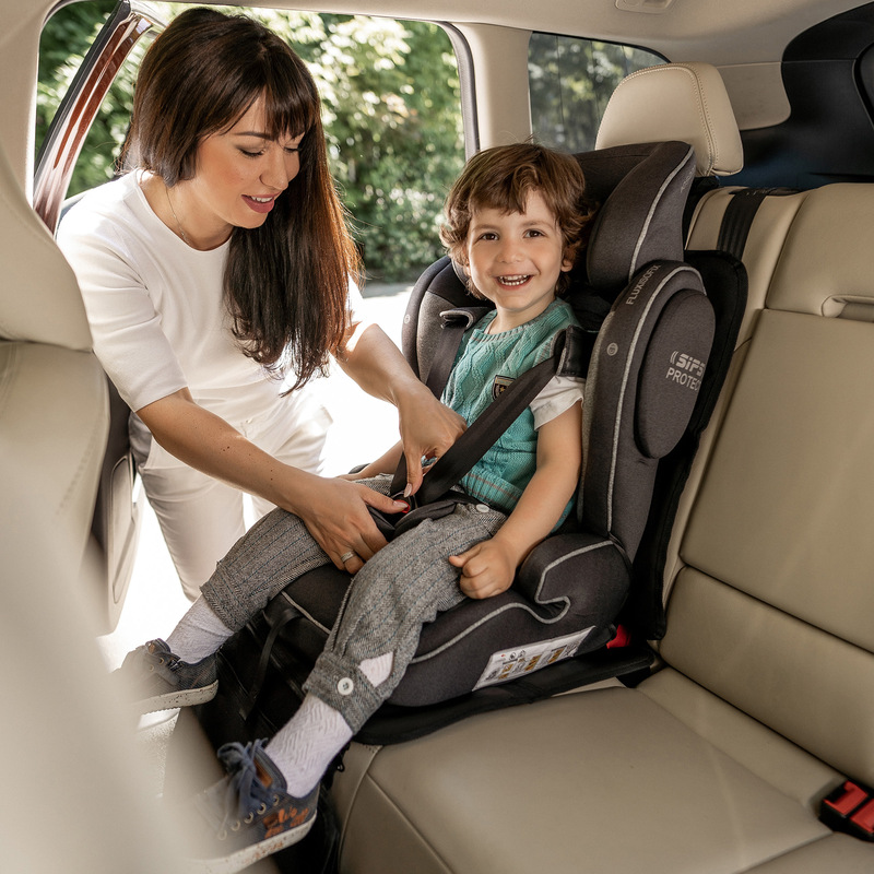 Детское автокресло FLUX ISOFIX Grey Melange. Фото №9 Детское автокресло FLUX ISOFIX Grey Melange. Фото №9