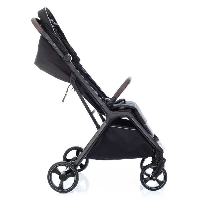 Детская прогулочная коляска KIDZI Breezy, Black_DIS. Фото №5