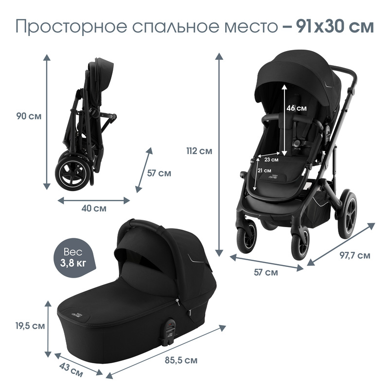 Детская коляска 2 в 1 Britax Roemer Smile 5Z. Фото №12 Детская коляска 2 в 1 Britax Roemer Smile 5Z. Фото №12