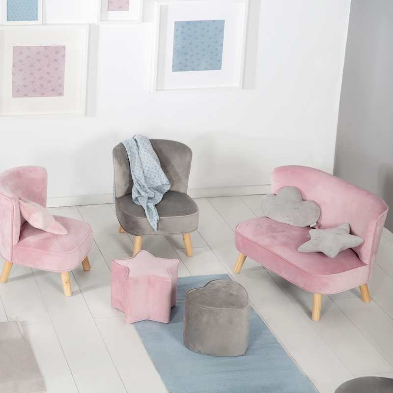 Детский велюровый диван Lil Sofa. Фото №4 Детский велюровый диван Lil Sofa. Фото №4