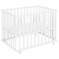 Детский складной манеж 74 х 100 Foldable playpen, белый Детский складной манеж 74 х 100 Foldable playpen, белый