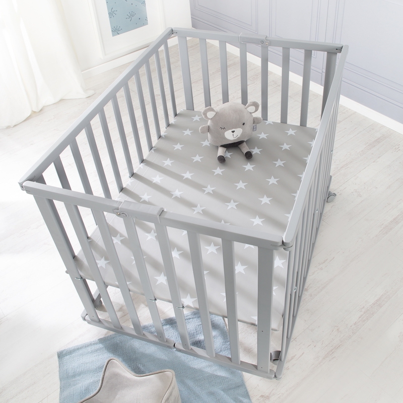 Детский складной манеж 74 х 100 Foldable playpen, серый. Фото №4 Детский складной манеж 74 х 100 Foldable playpen, серый. Фото №4
