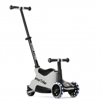 Складной трехколесный самокат-трансформер 3в1 SmarTrike Xtend Scooter ride-on с ручкой, Холодный серый