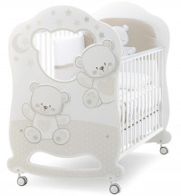 Детская кровать Italbaby Jolie Oblo, белый/шоколад (new) Детская кровать Italbaby Jolie Oblo, белый/шоколад (new)
