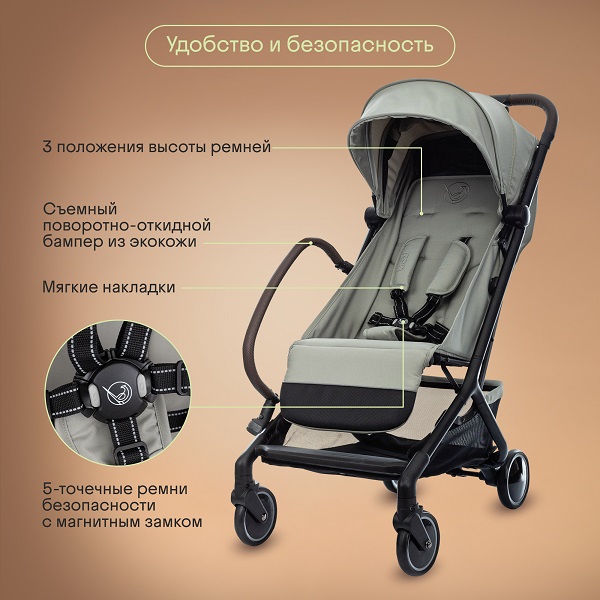 Детская прогулочная коляска KIDZI Kimi. Фото №4 Детская прогулочная коляска KIDZI Kimi. Фото №4