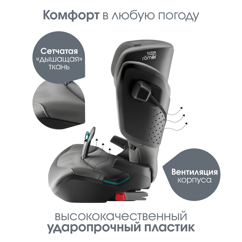 Детское автокресло KIDFIX PRO Style | Mineral Grey_DIS. Фото №6