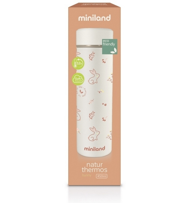 Термос для жидкостей Miniland Natur Thermos, 450 мл [202686]. Фото №2