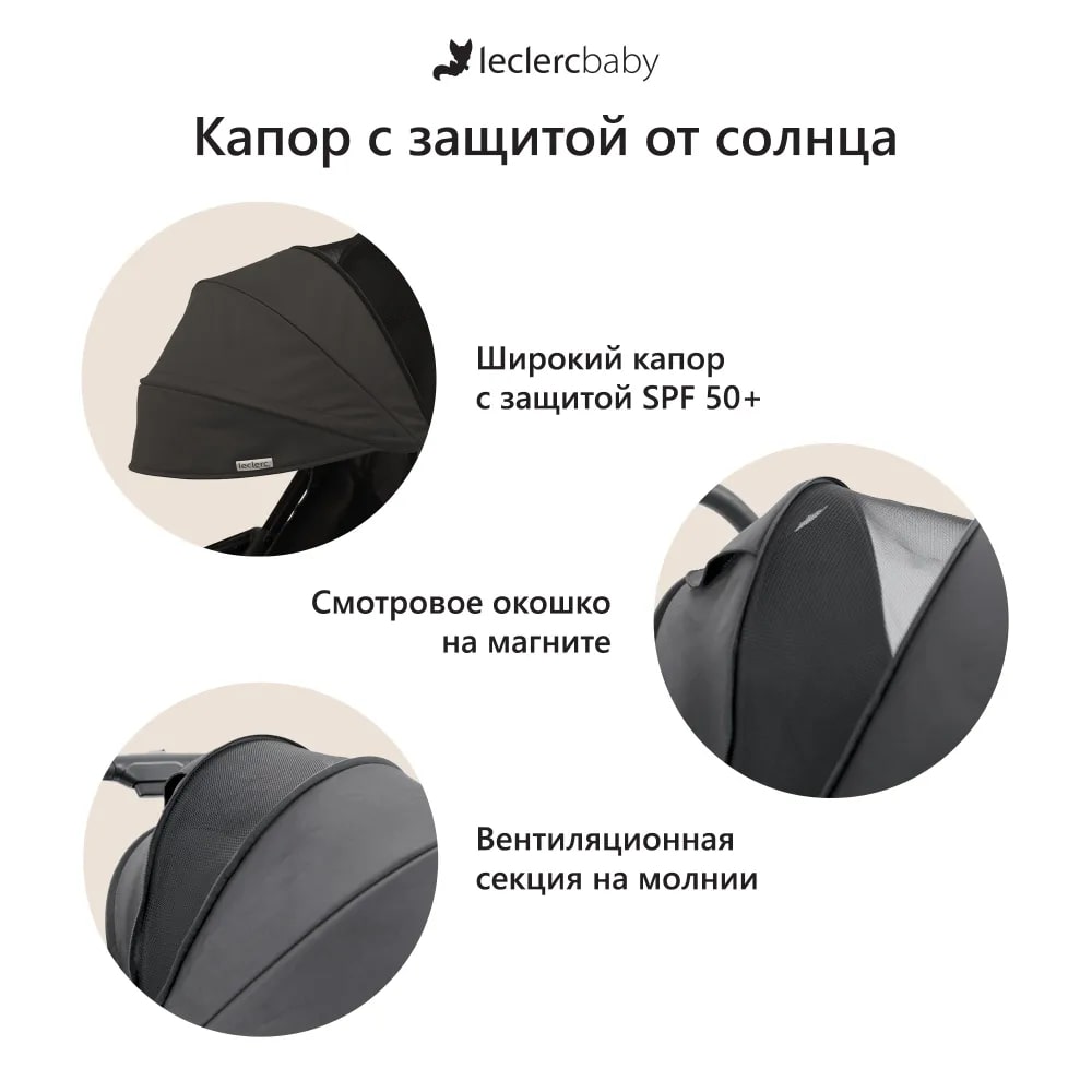 Прогулочная коляска Leclerc baby Influencer. Фото №5 Прогулочная коляска Leclerc baby Influencer. Фото №5