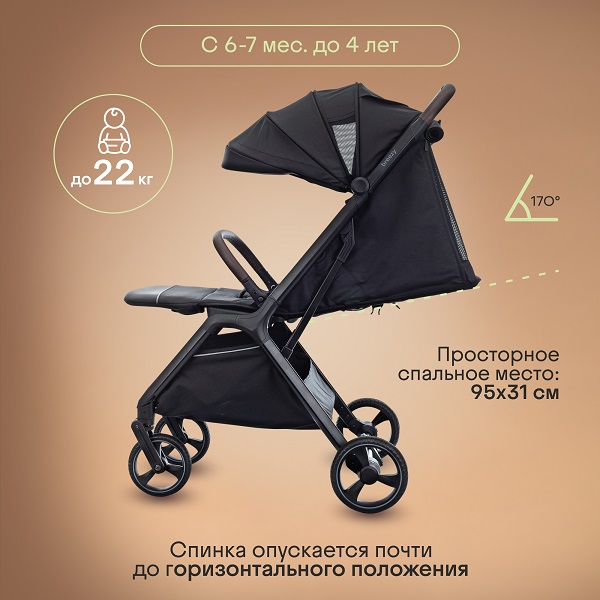 Детская прогулочная коляска KIDZI Breezy. Фото №2 Детская прогулочная коляска KIDZI Breezy. Фото №2