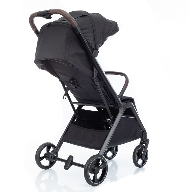 Детская прогулочная коляска KIDZI Breezy, Black_DIS. Фото №6