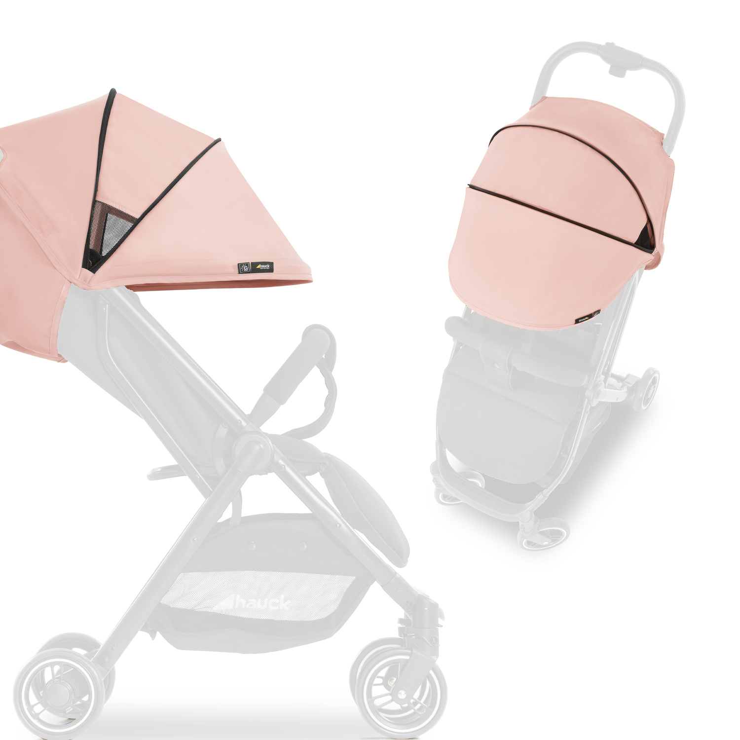 Капюшон сменный для коляски Hauck Swift X rose. Фото №3 Капюшон сменный для коляски Hauck Swift X rose. Фото №3