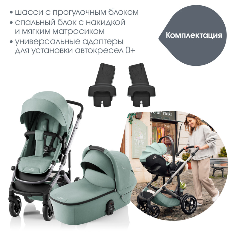 Детская коляска 2 в 1 Britax Roemer Smile 5Z. Фото №13