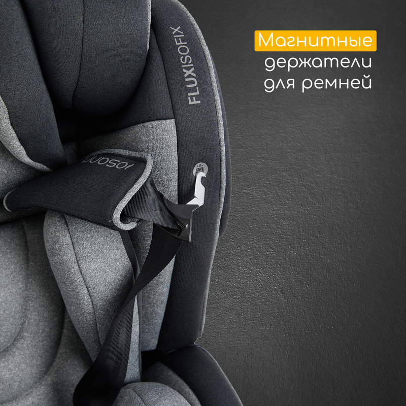 Детское автокресло FLUX ISOFIX Grey Melange. Фото №5 Детское автокресло FLUX ISOFIX Grey Melange. Фото №5