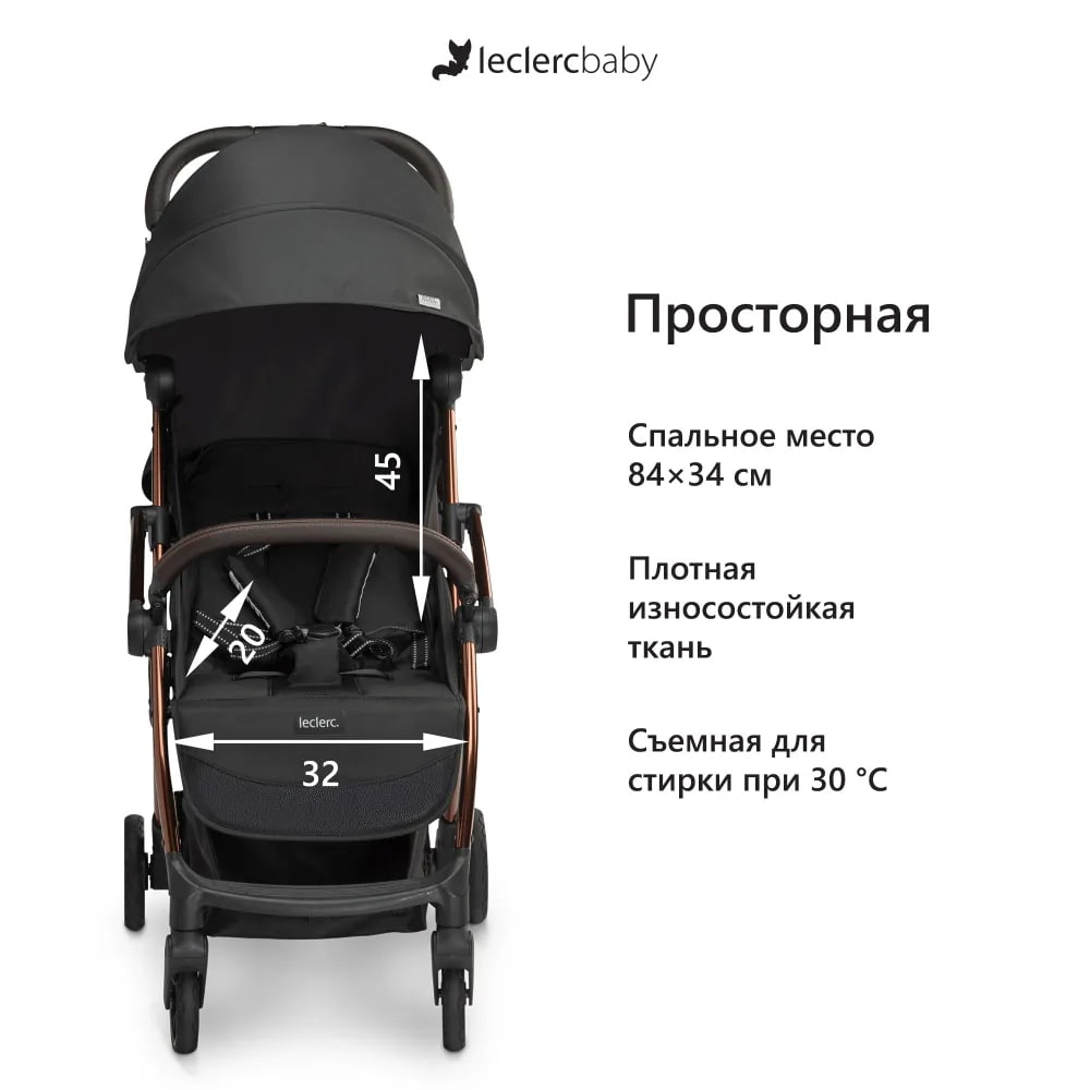 Прогулочная коляска Leclerc baby Influencer. Фото №6 Прогулочная коляска Leclerc baby Influencer. Фото №6