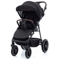 Детская прогулочная коляска KIDZI Storm, Чёрный Детская прогулочная коляска KIDZI Storm, Чёрный