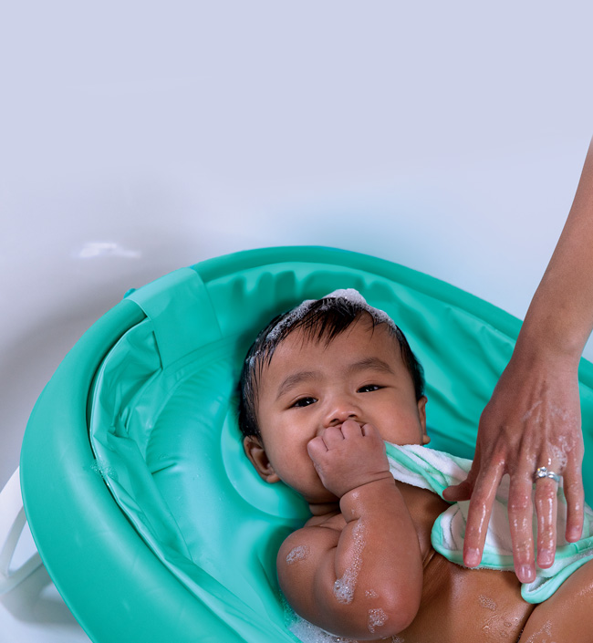 Детская ванна складная Fold Away Bath, бирюзовый. Фото №3 Детская ванна складная Fold Away Bath, бирюзовый. Фото №3