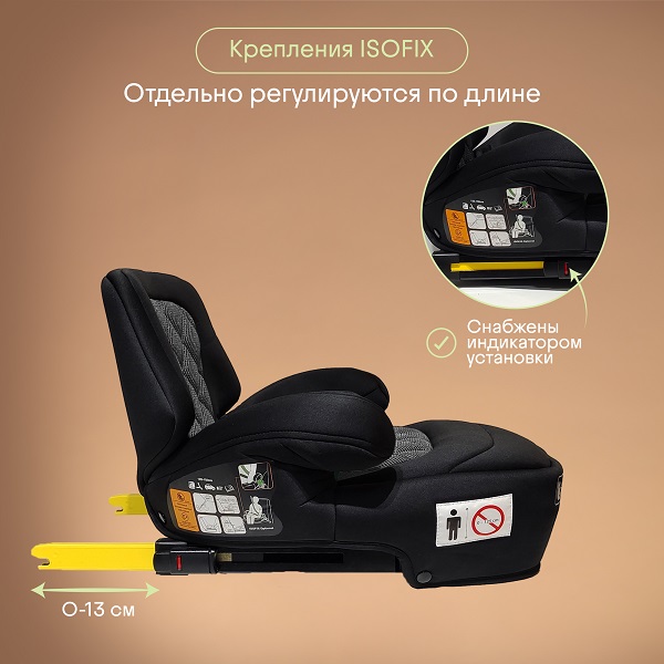 Детское автокресло-бустер KIDZI BRO i-SIZE. Фото №10 Детское автокресло-бустер KIDZI BRO i-SIZE. Фото №10