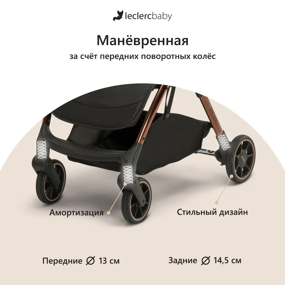 Прогулочная коляска Leclerc baby Influencer. Фото №8 Прогулочная коляска Leclerc baby Influencer. Фото №8