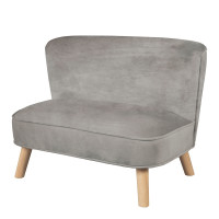 Детский велюровый диван ROBA Lil Sofa, серый Детский велюровый диван ROBA Lil Sofa, серый