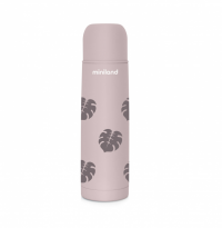 Детский термос для жидкостей Terra Thermos 500 мл,бежевый/листья