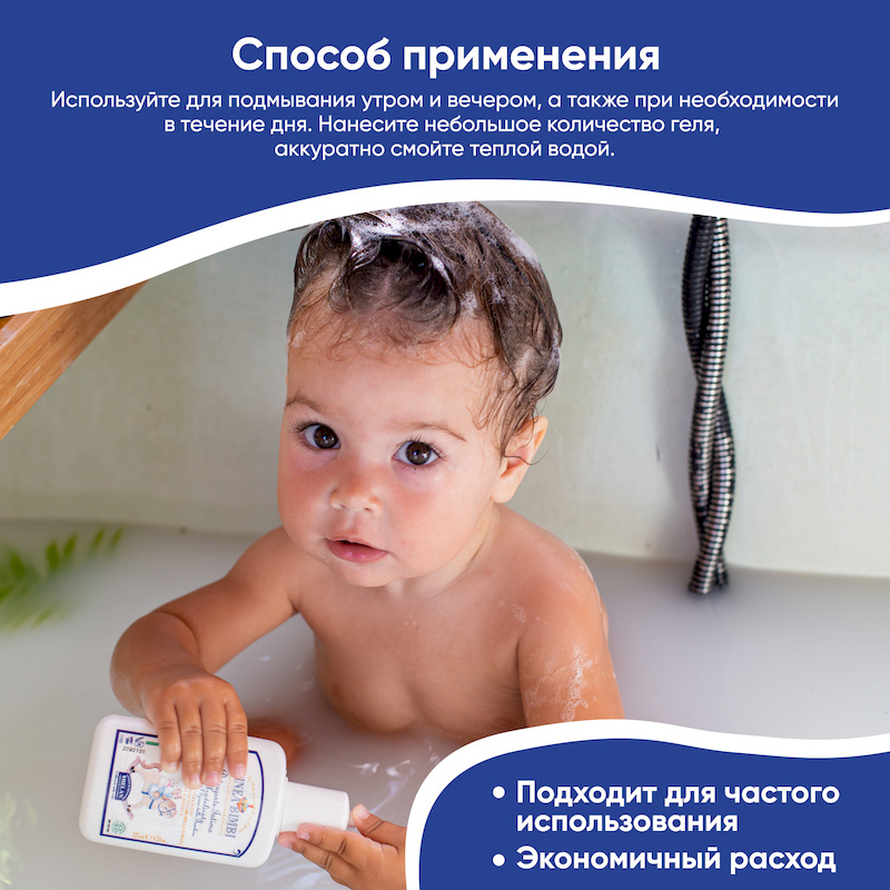Детское очищающее средство для интимной гигиены, 125 мл.. Фото №6 Детское очищающее средство для интимной гигиены, 125 мл.. Фото №6