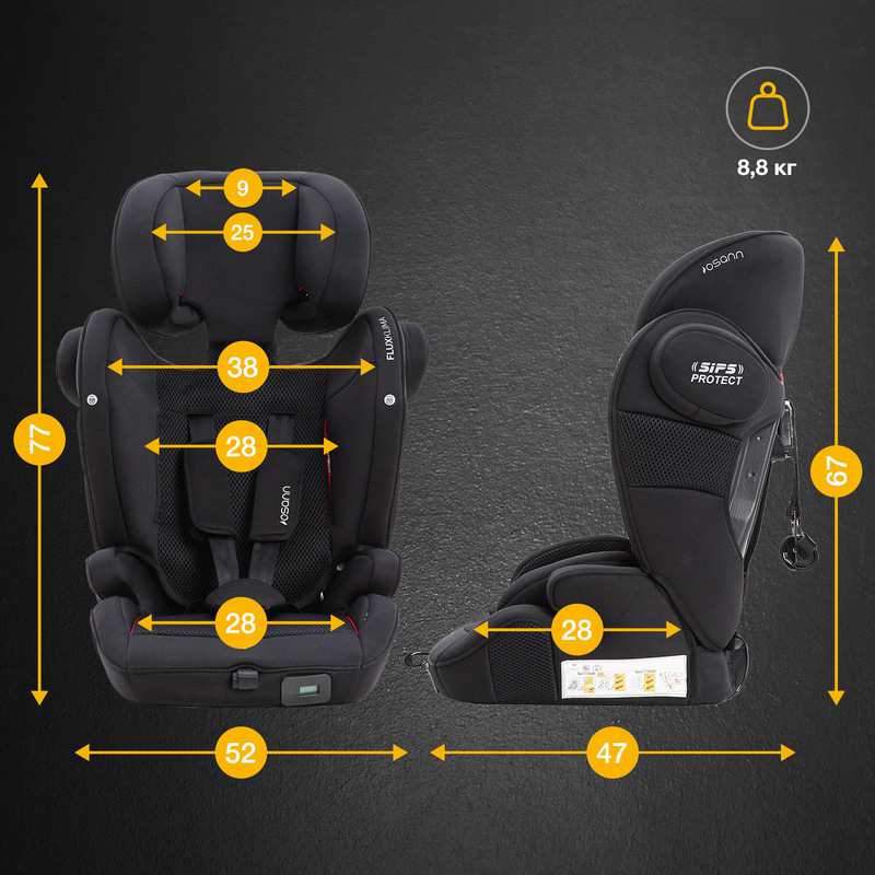Детское автомобильное кресло Flux Isofix Klima. Фото №15 Детское автомобильное кресло Flux Isofix Klima. Фото №15
