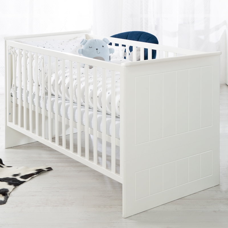 Детская кровать Sylt Baby 70х140, белый. Фото №1 Детская кровать Sylt Baby 70х140, белый. Фото №1