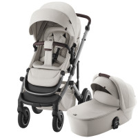 Детская коляска 2в1 Britax Roemer SMILE 5Z, Коллекция Люкс Светло-бежевый Детская коляска 2в1 Britax Roemer SMILE 5Z, Коллекция Люкс Светло-бежевый