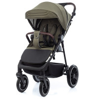 Детская прогулочная коляска KIDZI Storm, Оливковый Детская прогулочная коляска KIDZI Storm, Оливковый