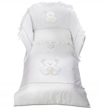 Комплект белья Italbaby из 5-и предметов Peluche, белый
