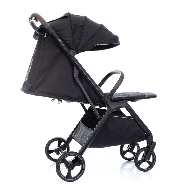 Детская прогулочная коляска KIDZI Breezy, Black_DIS. Фото №4