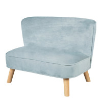 Детский велюровый диван ROBA Lil Sofa, голубой Детский велюровый диван ROBA Lil Sofa, голубой