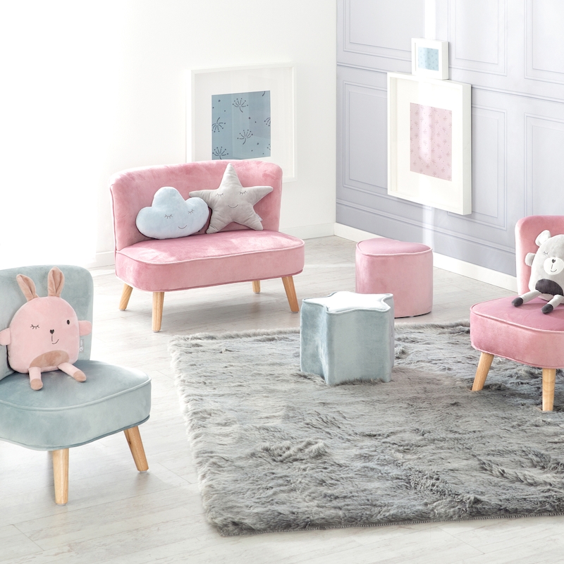 Детский велюровый диван Lil Sofa. Фото №5 Детский велюровый диван Lil Sofa. Фото №5