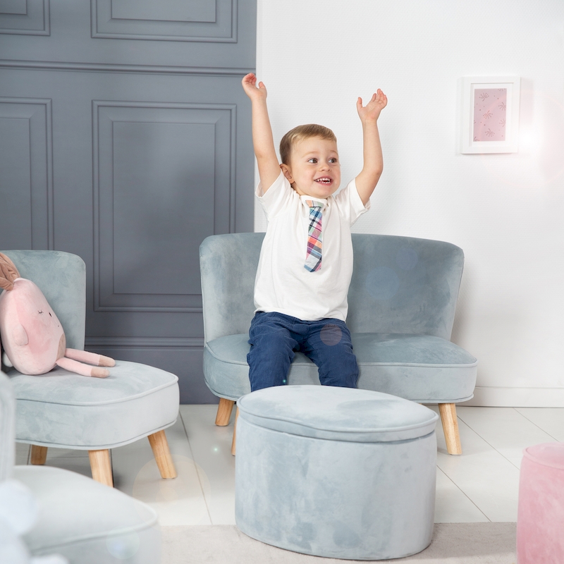 Детский велюровый диван Lil Sofa. Фото №4 Детский велюровый диван Lil Sofa. Фото №4