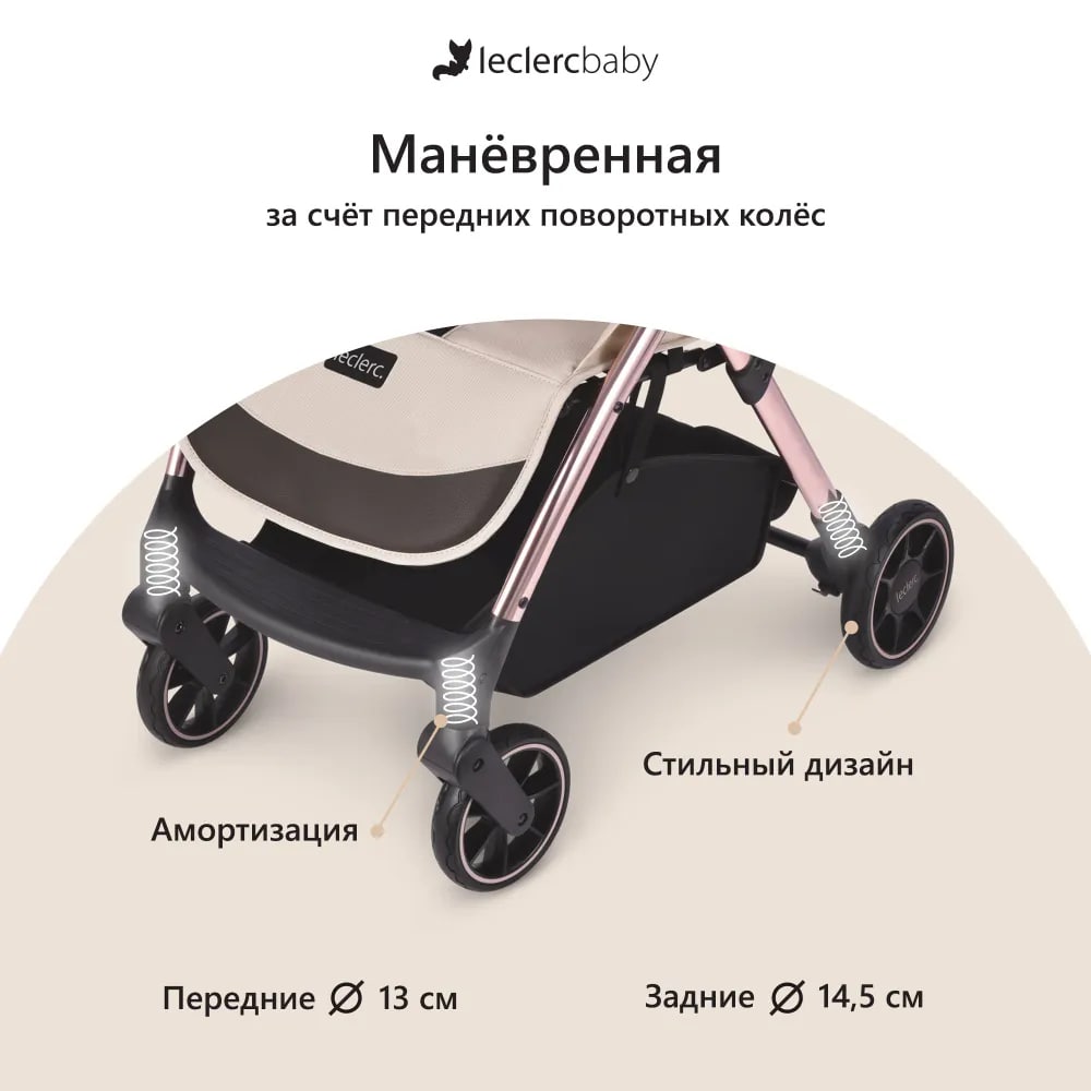 Прогулочная коляска Leclerc baby Influencer. Фото №6 Прогулочная коляска Leclerc baby Influencer. Фото №6